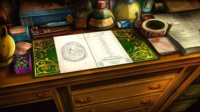 Zwróć uwagę na plamę z kawy w górnej części obu dokumentów. - George - Gallery, Nicos Apartemnt | Paryż - kolejna wizyta - Broken Sword: The Serpents Curse - poradnik do gry