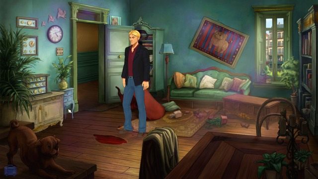Panuje tu niezły bałagan. - George - Gallery, Nicos Apartemnt | Paryż - kolejna wizyta - Broken Sword: The Serpents Curse - poradnik do gry