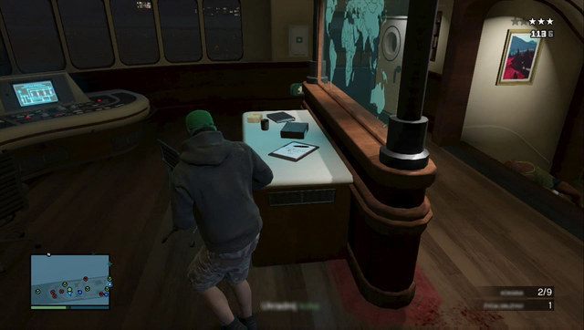 Koka znajduje się przy stanowisku kapitańskim - GTA Online: Napad 4 - Seria A - Fundusze/Series A - Funding | Napady DLC - GTA Online - poradnik do gry
