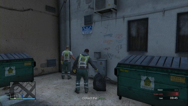 Zbieraj czarne worki koło kontenerów - GTA Online: Napad 4 - Seria A - Fundusze/Series A - Funding | Napady DLC - GTA Online - poradnik do gry