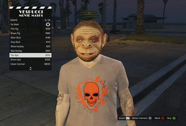 Sklep z maskami - GTA Online: Sklepy stacjonarne - zakupy, porady - GTA Online - poradnik do gry