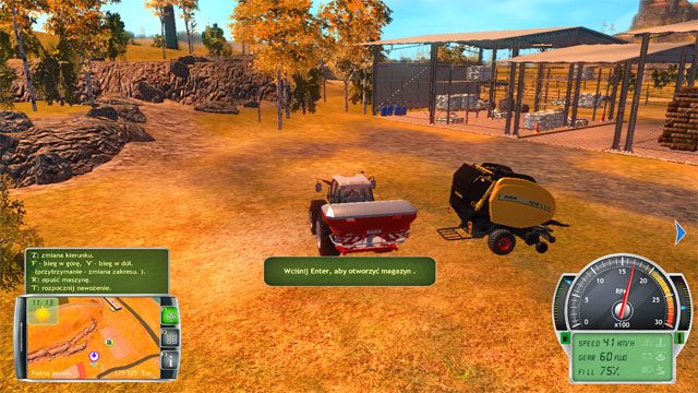 Nawóz uzupełniasz w magazynie. - Nawożenie | Prace rolne Symulator Farmy 2014 - Symulator Farmy 2014 - poradnik do gry