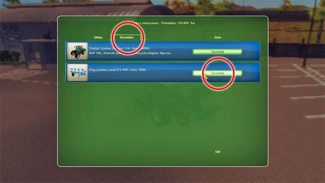Sprzedaj posiadany pług. - Trzeci sezon | Kariera Symulator Farmy 2014 - Symulator Farmy 2014 - poradnik do gry