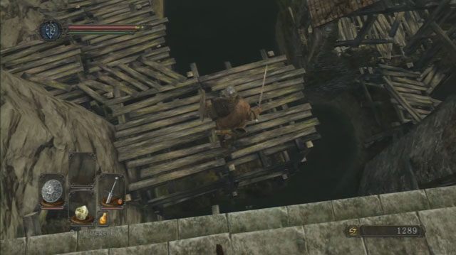 Zeskocz na pomost - Forest Of The Fallen Giants (II) | Opis przejścia | Dark Souls II - Dark Souls II - poradnik do gry