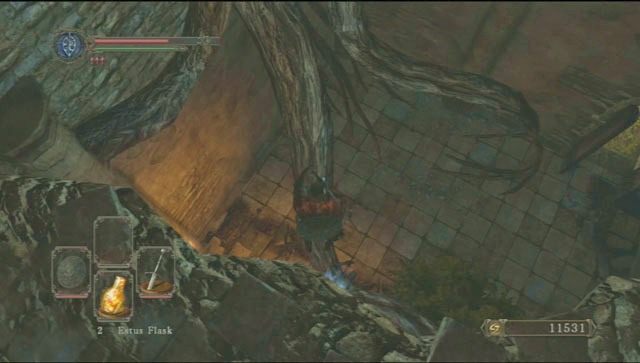 Zeskocz na gałąź - Forest Of The Fallen Giants - Pójdźmy dalej | Opis przejścia | Dark Souls II - Dark Souls II - poradnik do gry
