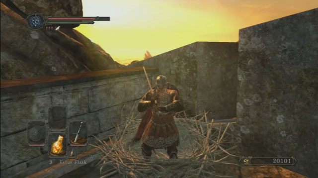 Skorzystaj z gniazda - Forest Of The Fallen Giants - Pójdźmy dalej | Opis przejścia | Dark Souls II - Dark Souls II - poradnik do gry