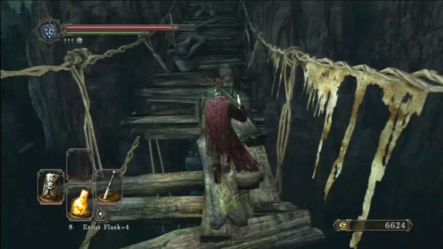 Uważaj na dziury w moście - Huntsmans Copse - droga do Undead Purgatory | Opis przejścia | Dark Souls II - Dark Souls II - poradnik do gry