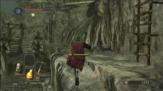 Wejdź po drabinie aby bezpiecznie zaatakować - Harvest Valley | Opis przejścia | Dark Souls II - Dark Souls II - poradnik do gry