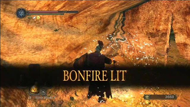 Rozpal ognisko - Brightstone Cove Of Tseldora - obóz | Opis przejścia | Dark Souls II - Dark Souls II - poradnik do gry