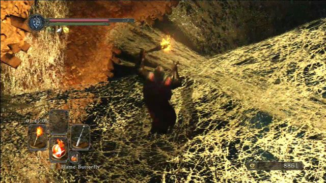 Zejdź po pajęczynach - Brightstone Cove Of Tseldora - leże królowej | Opis przejścia | Dark Souls II - Dark Souls II - poradnik do gry