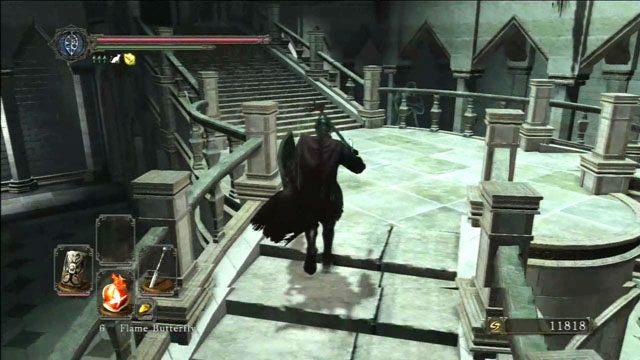 Porozmawiaj z duchem - Drangleic Castle - dziedziniec | Opis przejścia | Dark Souls II - Dark Souls II - poradnik do gry