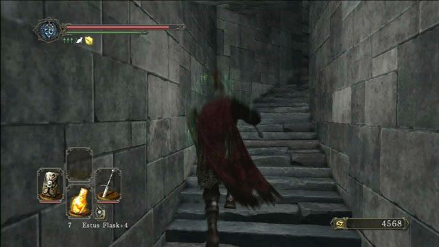 Wejdź po schodach - Drangleic Castle - dziedziniec | Opis przejścia | Dark Souls II - Dark Souls II - poradnik do gry