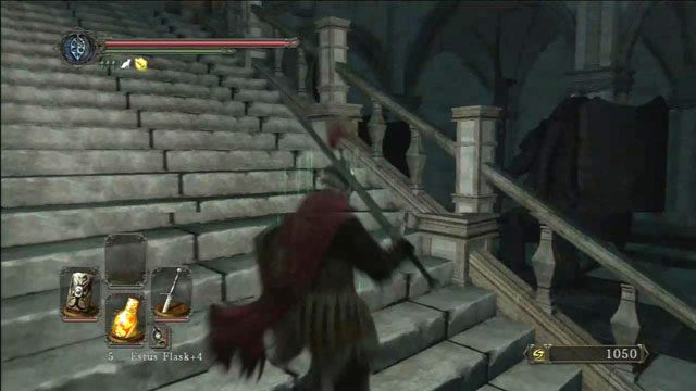 Wejdź po schodach - Drangleic Castle - wnętrza | Opis przejścia | Dark Souls II - Dark Souls II - poradnik do gry