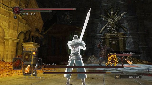 Dragonrider z łukiem na górze - Twin Dragonriders | Jak pokonać bossa | Dark Souls II - Dark Souls II - poradnik do gry