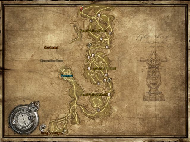 Feral Valley i znajdujące się na dole Temple of Dagon. - Poziomy 43-48 | Zdobywanie poziomów przez wykonywanie zadań | TERA - TERA - poradnik szybkiego levelowania