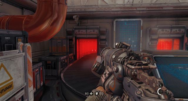 W tym szybie - Baza Księżycowa | Sekrety w Wolfenstein The New Order - Wolfenstein: The New Order - poradnik do gry