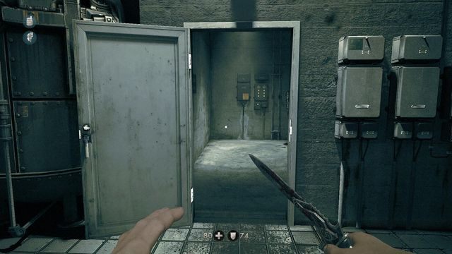 Drzwi prowadzące piętro wyżej. - Obóz Belica | Misje Główne w Wolfenstein The New Order - Wolfenstein: The New Order - poradnik do gry