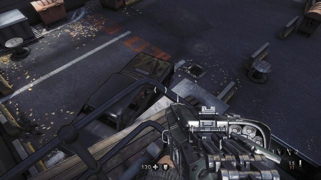Wsiadaj do samochodu, gdy tamten go odpali. - Więzienie Eisenwald | Misje Główne w Wolfenstein The New Order - Wolfenstein: The New Order - poradnik do gry