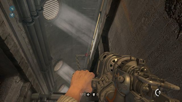 Strzel w łańcuch, by opuścić drabinę - Nowa Taktyka | Misje Główne w Wolfenstein The New Order - Wolfenstein: The New Order - poradnik do gry