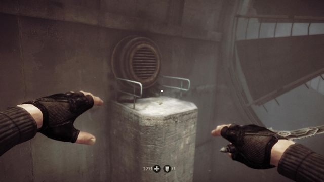 Od razu za drugą turbiną, jak widać na obrazku - Podziemia Berlina | Sekrety w Wolfenstein The New Order - Wolfenstein: The New Order - poradnik do gry