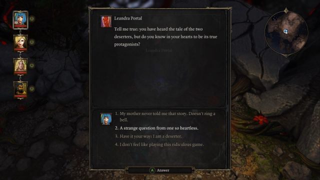 Nieodpowiedni wybór spowoduje teleportowanie drużyny na początek. - First Garden (Void Dragon) | Dark Forest - misje główne w Divinity - Divinity: Grzech Pierworodny - poradnik do gry