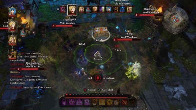 Trzęsienie Ziemi (Earthquake) to potężne zaklęcie na tą walkę. - First Garden (Void Dragon) | Dark Forest - misje główne w Divinity - Divinity: Grzech Pierworodny - poradnik do gry