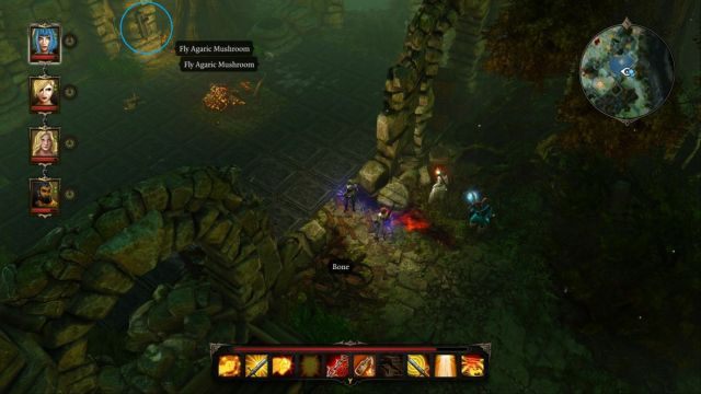 Na obrazku widoczna dźwignia dezaktywująca pułapki w podłodze. - Zagadka - otwarcie bramy do Source Temple | Dark Forest - misje poboczne - Divinity: Grzech Pierworodny - poradnik do gry