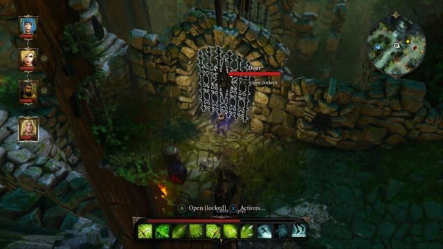 Po dotarciu w to miejsce, będzie trzeba zmieniać postaci i przerzucać inne dźwignie, by przejść dalej. - Zagadka - otwarcie bramy do Source Temple | Dark Forest - misje poboczne - Divinity: Grzech Pierworodny - poradnik do gry