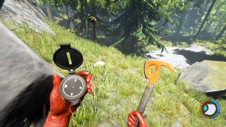 Kompas, jak nietrudno się domyślić, pozwala określać kierunki świata. - The Forest: Mapa, kompas - jak szybko zdobyć? - The Forest - poradnik do gry