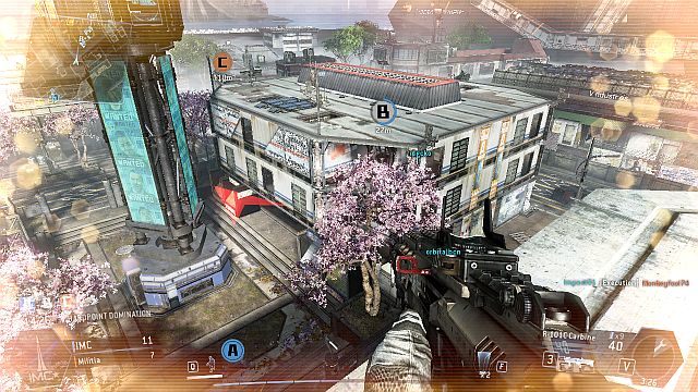 W centrum mapy znajduje się budynek z małym dziecińcem - Angel City | Mapy w Titanfall - Titanfall - poradnik do gry
