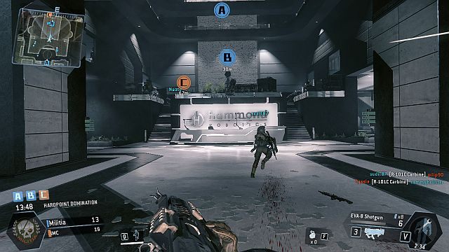 Wejście od strony dziedzińca - Corporate | Mapy w Titanfall - Titanfall - poradnik do gry
