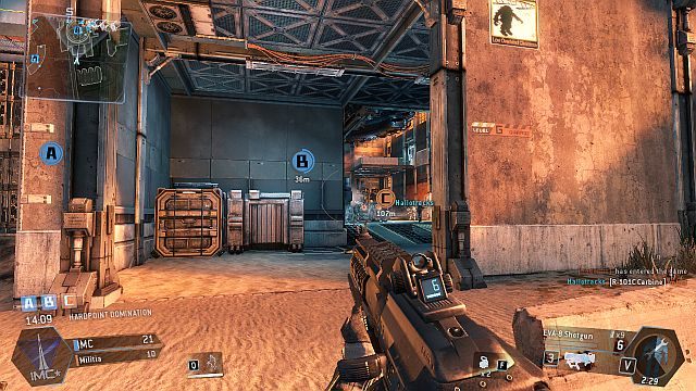Jedno z wejść do pomieszczenia z reaktorem - Demeter | Mapy w Titanfall - Titanfall - poradnik do gry