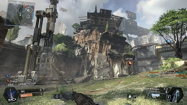Klif to najlepsze miejsce obserwacyjne znajdujące się na mapie. - Fracture | Mapy w Titanfall - Titanfall - poradnik do gry