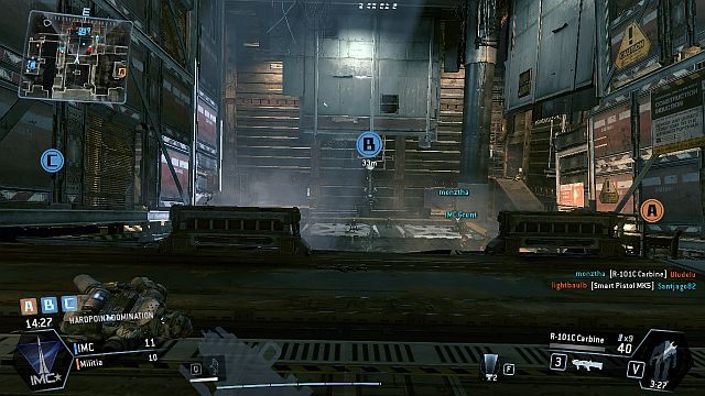 W środku statku, w jego centralnym punkcie znajduje się jeden z punktów przejęcia - Relic | Mapy w Titanfall - Titanfall - poradnik do gry