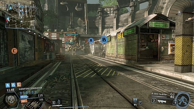 Jedna z głównych dróg prowadzi do skrzyżowania, gdzie znajduje się kolejny punkt przejęcia - Smugglers Cove | Mapy w Titanfall - Titanfall - poradnik do gry