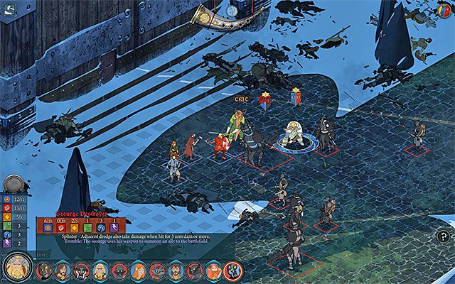 Zanim będziesz mógł spotkać się z Hakonem konieczne okaże się pokonanie potworów - Boersgard - oblężenie | Rozdział 7 / Chapter 7 w The Banner Saga - The Banner Saga - poradnik do gry