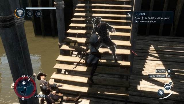 Szybkie zabójstwo dwóch przeciwników - Walka w zwarciu | System walki w Assassins Creed Liberation - Assassins Creed: Liberation HD - poradnik do gry