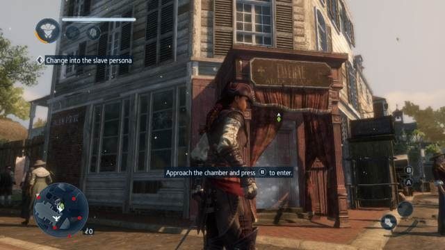Przebieralnia - Sekwencja 1 | Wątek główny w Assassins Creed Liberation - Assassins Creed: Liberation HD - poradnik do gry
