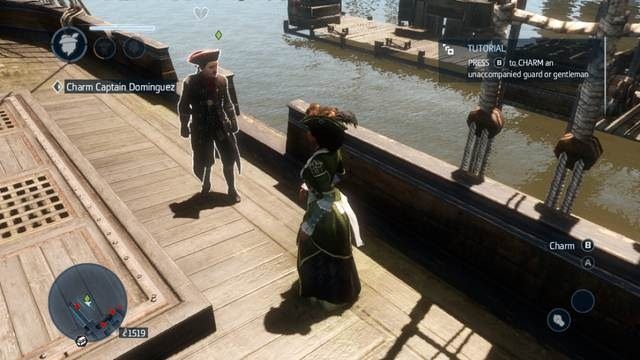 Oczarowani strażnicy chronią cię przed rabusiami - Sekwencja 1 | Wątek główny w Assassins Creed Liberation - Assassins Creed: Liberation HD - poradnik do gry