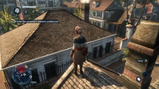 Przeskocz nad murkiem - Sekwencja 1 | Wątek główny w Assassins Creed Liberation - Assassins Creed: Liberation HD - poradnik do gry