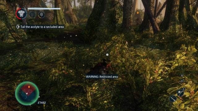 Ukrywanie się w krzakach pozwala przemknąć niezauważenie - Sekwencja 2 | Wątek główny w Assassins Creed Liberation - Assassins Creed: Liberation HD - poradnik do gry
