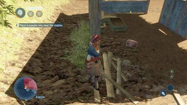 Beczka z prochem leży w szopce - Sekwencja 4 | Wątek główny w Assassins Creed Liberation - Assassins Creed: Liberation HD - poradnik do gry
