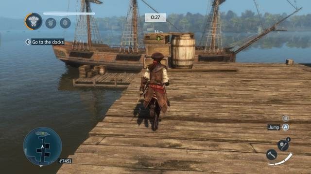 Dostań się szybko do statku - Przeciwnicy biznesu (Business Rivals) | Misje poboczne w AC Liberation - Assassins Creed: Liberation HD - poradnik do gry