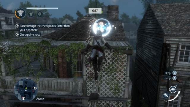 Na drodze spotkasz dwóch strażników patrolujących dachy - Załoga statku (Ship Crew) | Misje poboczne w Assassins Creed Liberation - Assassins Creed: Liberation HD - poradnik do gry