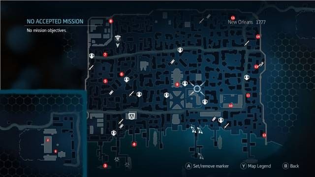 Lokalizacja stron dziennika w Nowym Orleadnie - Znajdźki główne | Znajdźki w Assassins Creed Liberation - Assassins Creed: Liberation HD - poradnik do gry