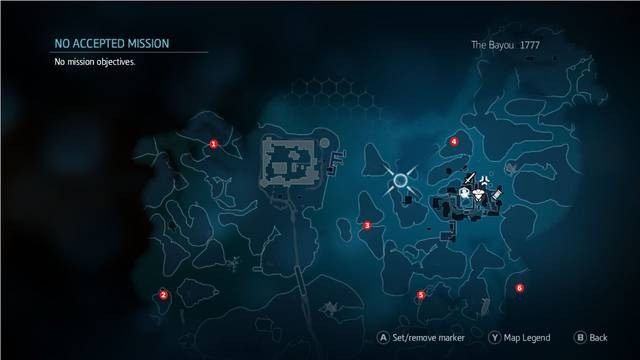 Lokalizacja jaj aligatorów w północnej części Bayou - Znajdźki główne | Znajdźki w Assassins Creed Liberation - Assassins Creed: Liberation HD - poradnik do gry