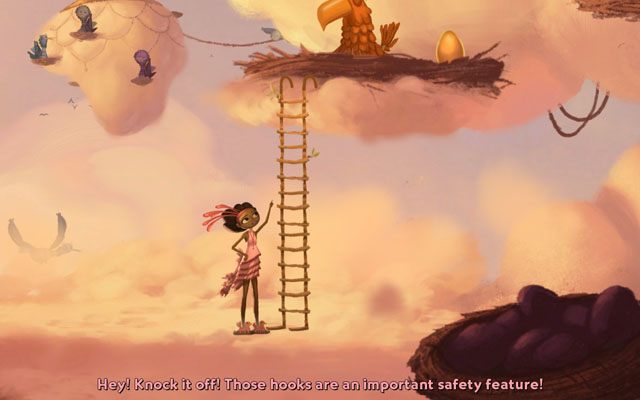 Dostań się do złotego jaja - Gniazdo | Rozdział 1 - Vella | Broken Age - Broken Age - poradnik do gry