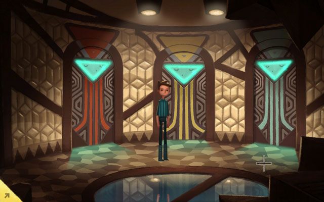 Pomieszczenie z teleportami - Eksploracja statku | Rozdział 1 - Shay | Broken Age - Broken Age - poradnik do gry
