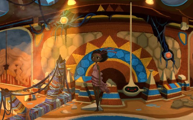 Odsuń przeszkodę - Eksploracja statku | Rozdział 2 - Vella | Broken Age - Broken Age - poradnik do gry