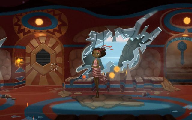 Podejdź do drzwi - Eksploracja statku | Rozdział 2 - Vella | Broken Age - Broken Age - poradnik do gry